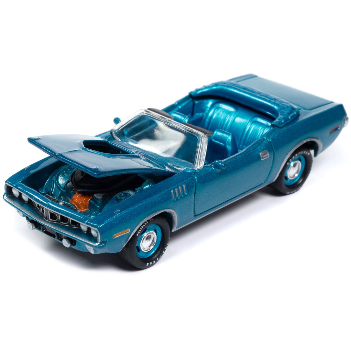 1971 Plymouth Barracuda Convertible Blue Fire Metallic With Blue Interior ''Mecum Auctions'' Limited Edition To 2496 Pieces Worl