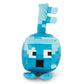 Jinx Minecraft Dungeons Happy Explorer Diamond Key Golem Plush Stuffed Toy, Blue, 7' Tall