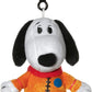 Snoopy In Space 4 Inch Plush Clip | Snoopy In Orange Astronaut Suit