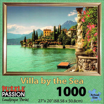 Puzzle Passion - Villa By The Sea - 1000 Piece Jigsaw Puzzle