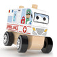 Jdore Ambulance Wooden Stacking Toy