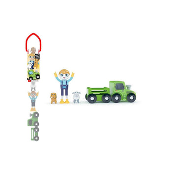 J'Adore Construction Rick Natural Wooden Toy Playset