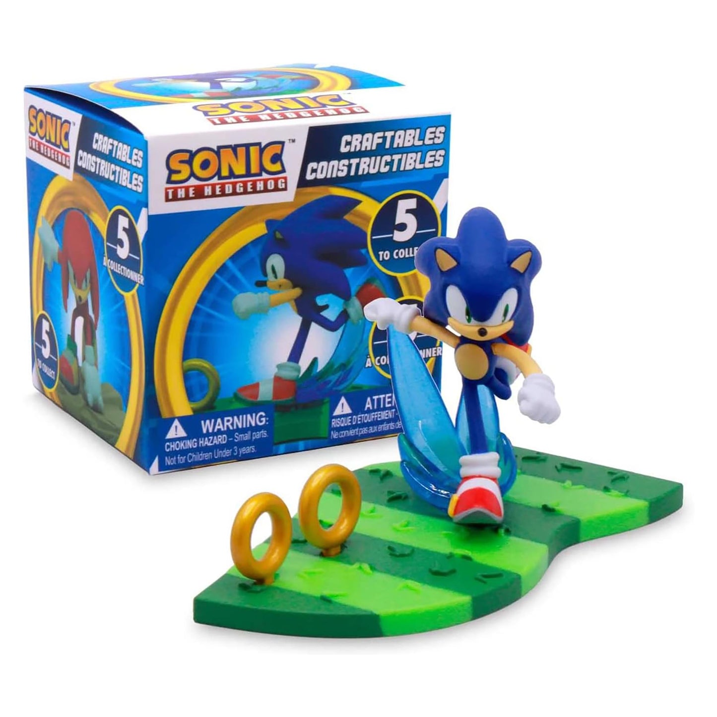 Sonic The Hedgehog Series 3 craftable Buildable Action Figure  One Random