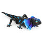 Jupiter Creations RoboLizard - Interactive RC Lizard with Motion Sensing, LED Lights & Sounds, One Size, Black, Model 8500383481448