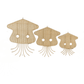 Rattan Jellyfish Wall Decor – Boho Coastal Nursery Wall Art