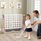 Jumbo 4-to-Score Game with Ring-toss and Basketball Hoop