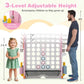 Jumbo 4-to-Score Game with Ring-toss and Basketball Hoop