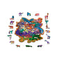 Jungle 300 Piece Wood Jigsaw Puzzle Wooden City
