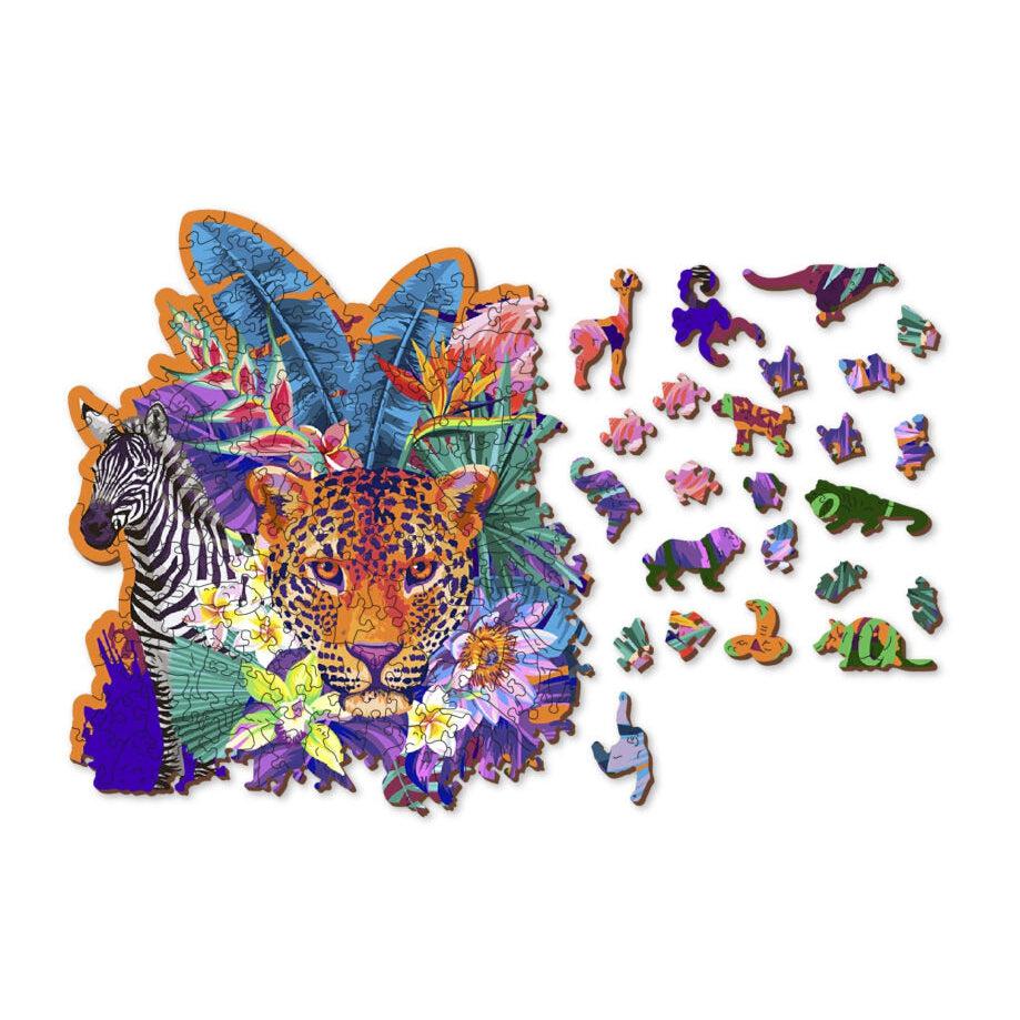 Jungle 300 Piece Wood Jigsaw Puzzle Wooden City