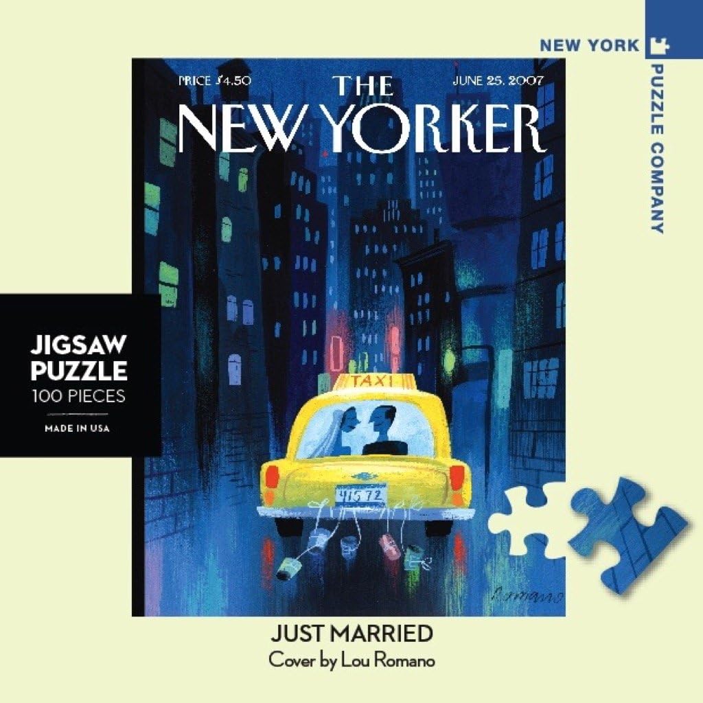 Just Married The New Yorker 100 Piece Mini Jigsaw Puzzle NYPC