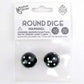 Koplow Round Dice Pair Bkwh