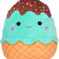 Squishmallow 5 Inch Mini Food Plush | Maya The Mint Ice Cream