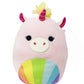 Squishmallow 12 Inch Plush | Amor The Pink Pride Unicorn