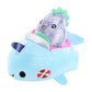 Squishville Mini Squishmallow Plush | Chuey the TRex in Vehicle