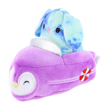 Squishville Mini Squishmallow Plush | Bobby The Bunny In Vehicle