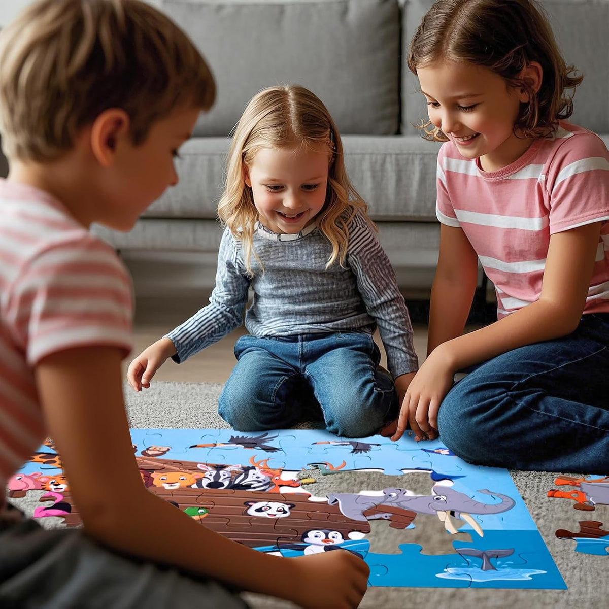 Kids on Puzzle Safari