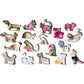 Kittens in Hollywood 75 Piece Wood Jigsaw Puzzle Wooden City