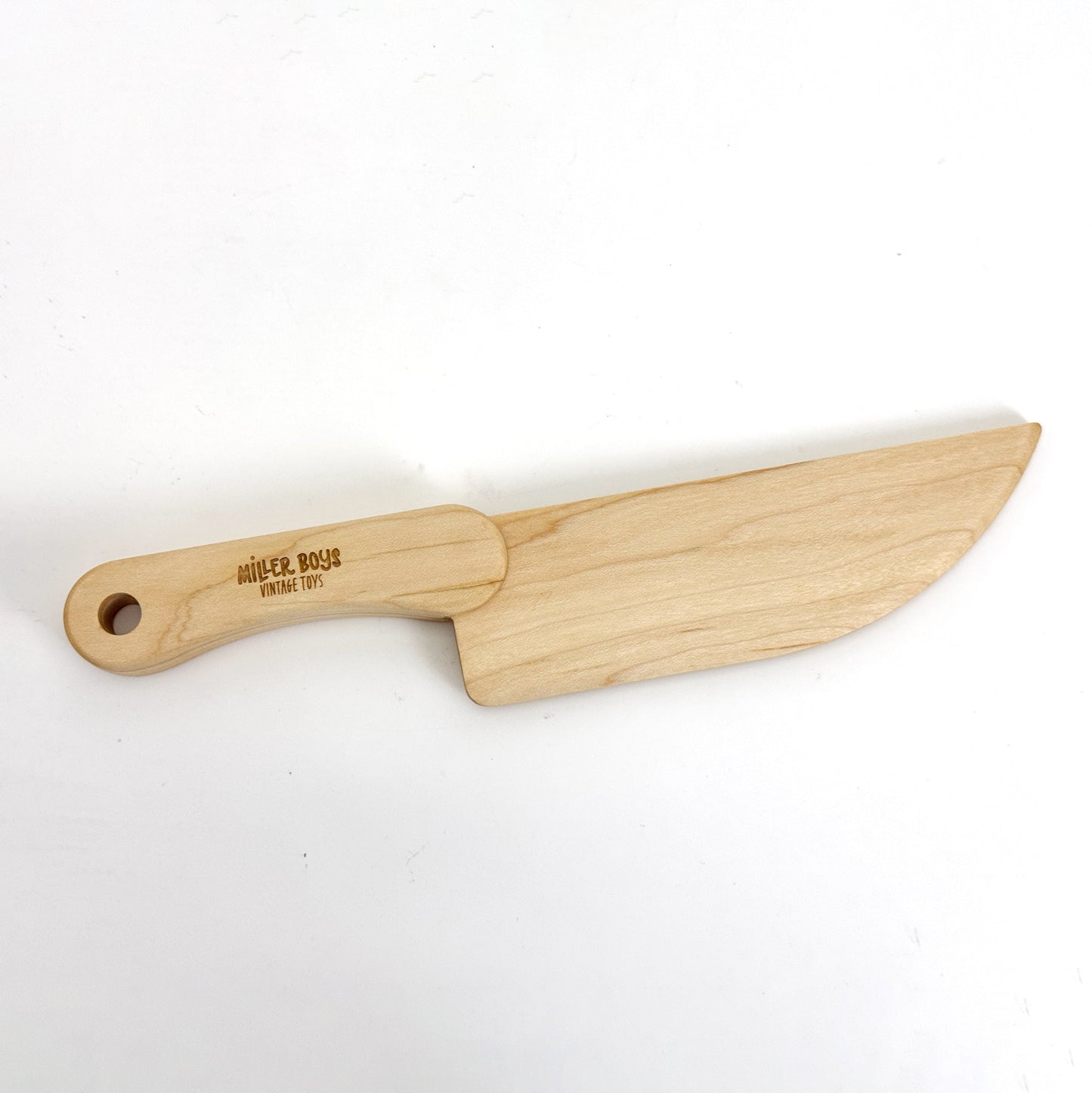 Kid's Chef-in-Training Fruit Wooden Cutting Board with Handcrafted Wooden Knife | Made in the USA