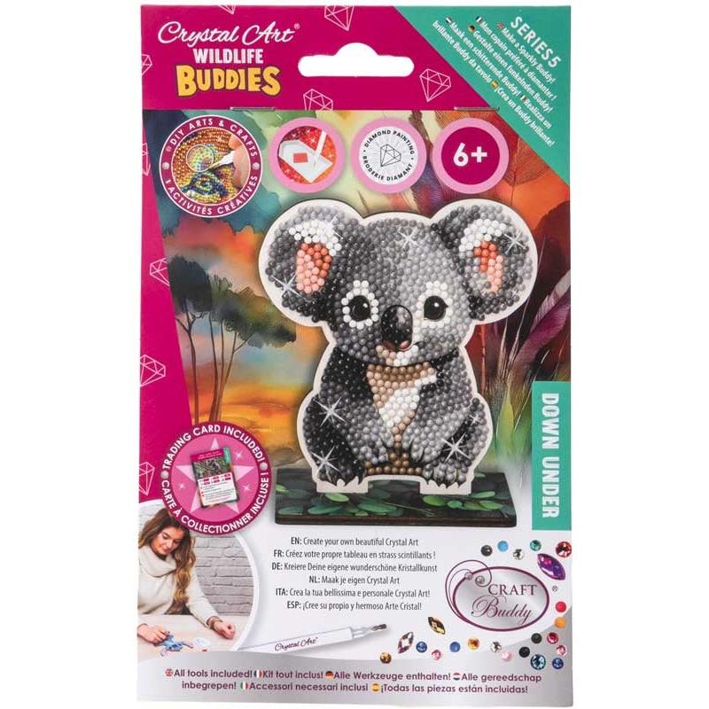 Koala Down Under Crystal Art Buddies Kit Craft Buddy