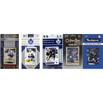 Nhl Toronto Maple Leafs 5 Different Licensed Trading Card Team Sets