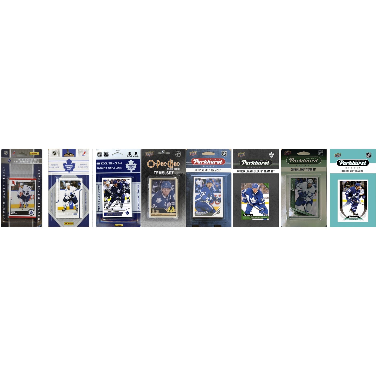 Nhl Toronto Maple Leafs 8 Different Licensed Trading Card Team Sets