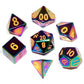 7-Set: 16Mm Flame Torched Rainbow Metal