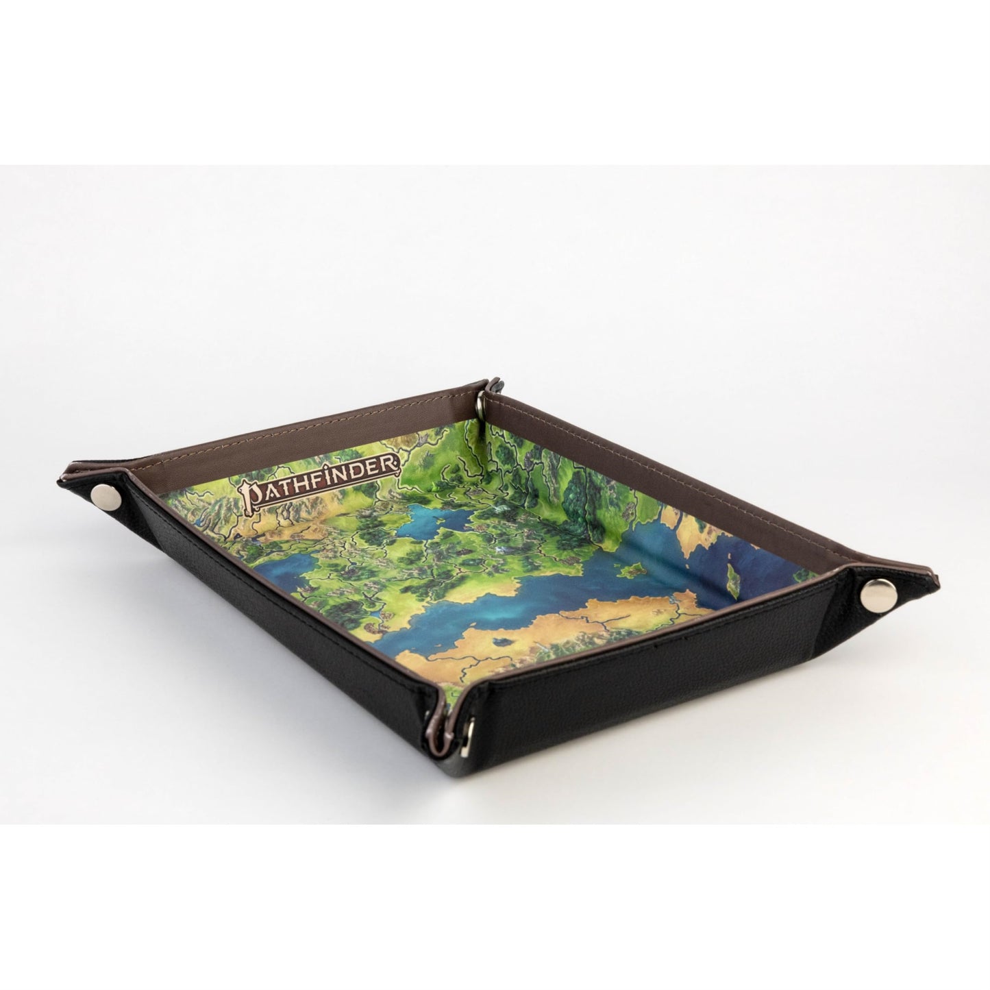 Metallic Dice Games Fanroll Officially Licensed Pathfinder Map Dice Tray