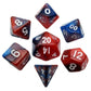 7-Set Mini: 10Mm: Rdbu W/Wh Numbers