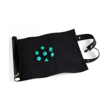 Dice Scroll Rolling Mat And Carrying Case, Black