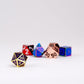 Fanroll By Metallic Dice Games Misfit Metals, Bag Of Dnd Dice, Role Playing Game Dice Accessories For Dungeons And Dragons