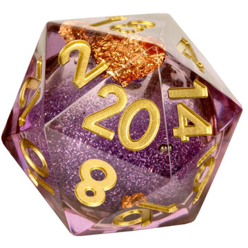 Metallic Dice Games Lic95220 Liquid Core Aether Abstract D20 Elixir Dice