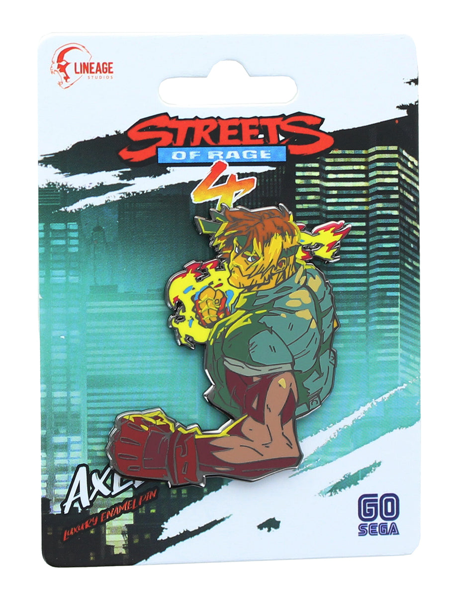 Streets Of Rage 4 Axel Stone Luxury Enamel Icon Pin