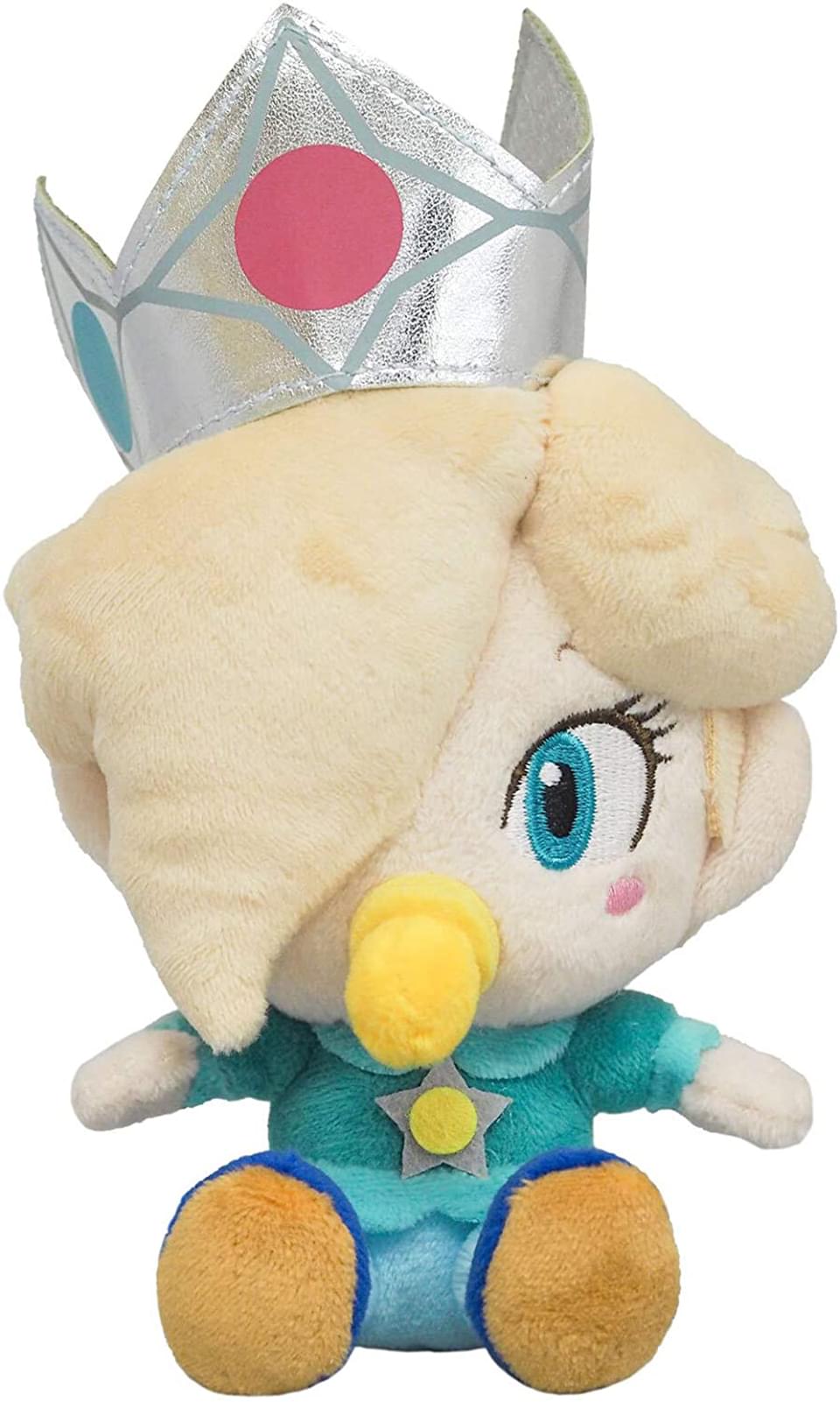 Little Buddy Super Mario All Star Collection Baby Rosalina Plush, 6", Blue, Model 1729, Soft Plush Material