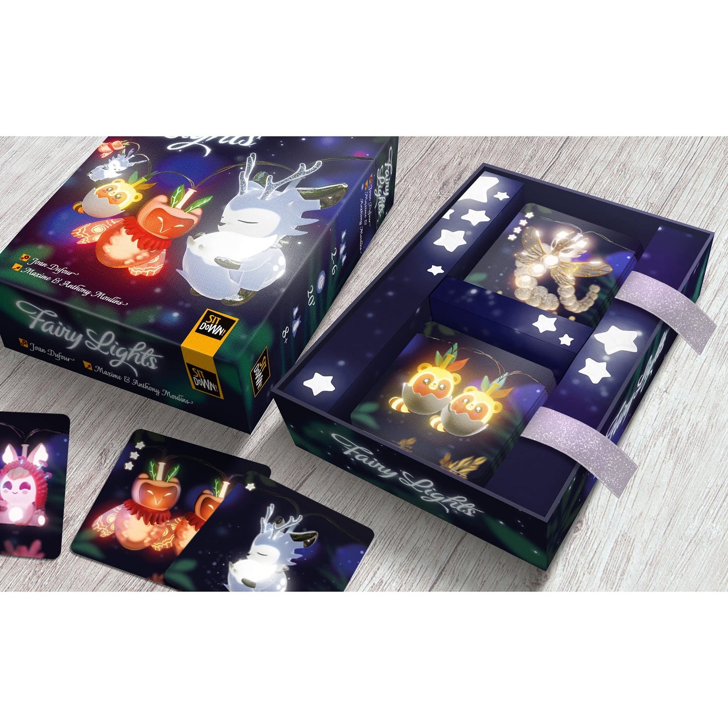 Sit Down Games Fairy Lights - Card Drafting Game, Family, Ages 8+, 2-5 Players, 15-30 Mins