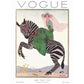 Lady on a Zebra Vogue 500 Piece Jigsaw Puzzle NYPC