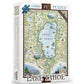 Lake Tahoe 1000 Piece Jigsaw Puzzle Xplorer Maps