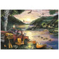 Lakefront Camping 1000 Piece Jigsaw Puzzle Crown Point