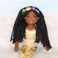 A Large Size Medium Brown Skin Tone Mermaid Doll
