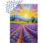 Lavender Sunset 1000 Piece Jigsaw Puzzle Enjoy