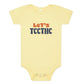 100% Airlume Combed, Ring-Spun Cotton Onesie  - Let's Teethe (Size 6-12 mo)