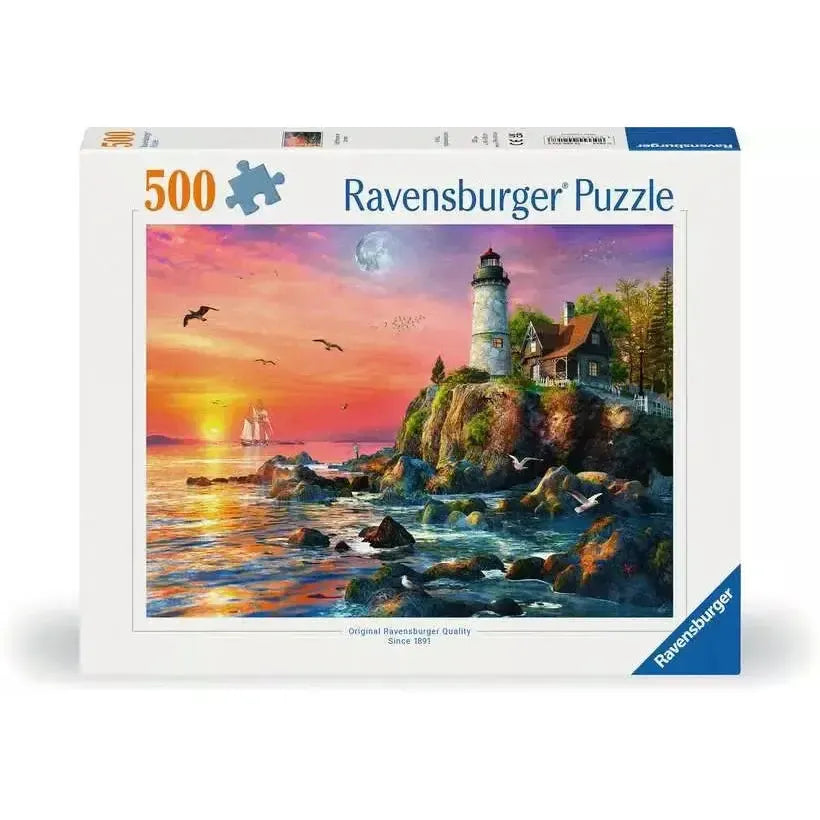 Lighthouse at Sunset 500 Piece Jigsaw Puzzle Ravensburger