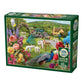 Little Lambs Rose Garden 1000 Piece Jigsaw Puzzle Cobble Hill