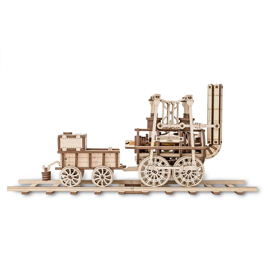Locomotion No. 1 — Mechanical Wooden Model, 325 Pieces