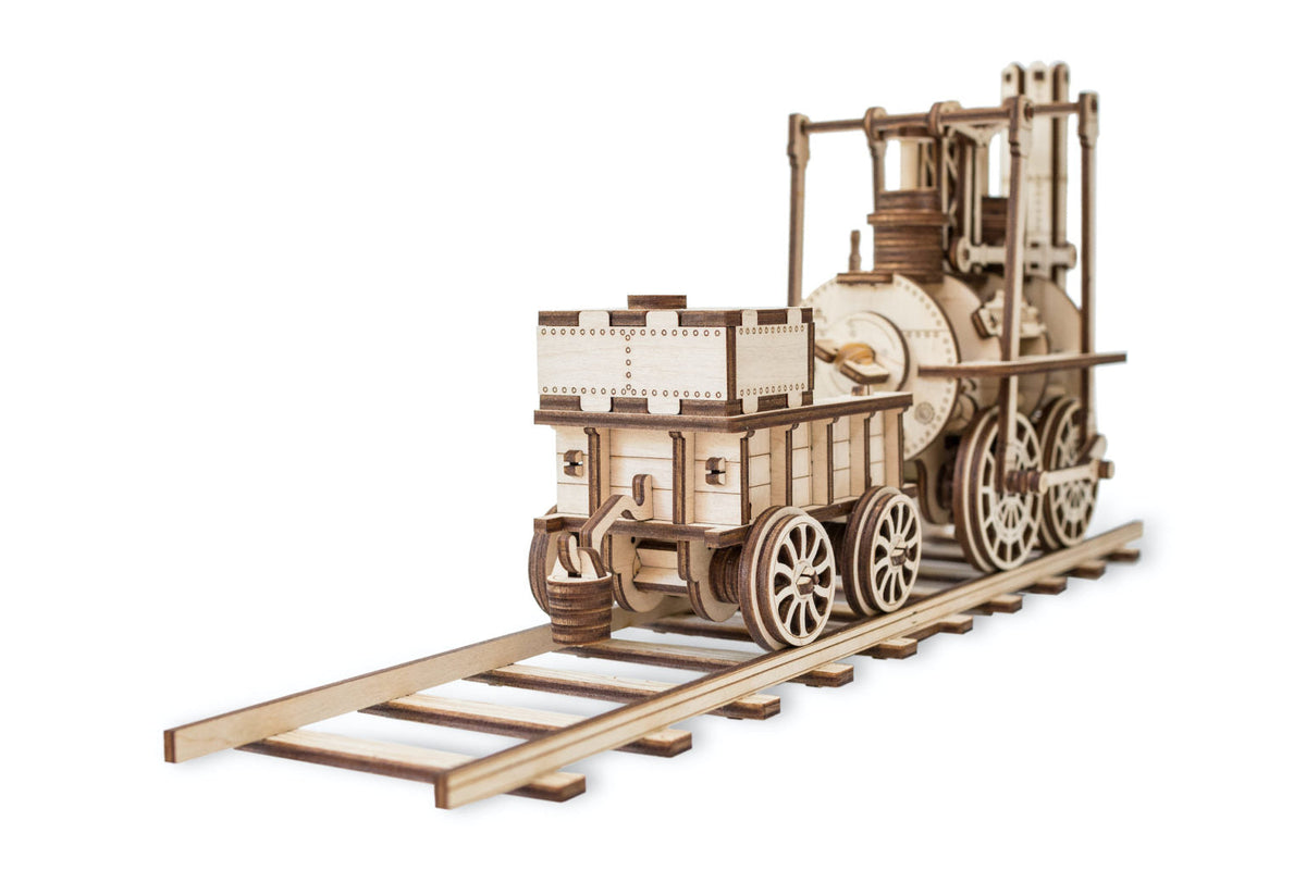 Locomotion No. 1 — Mechanical Wooden Model, 325 Pieces