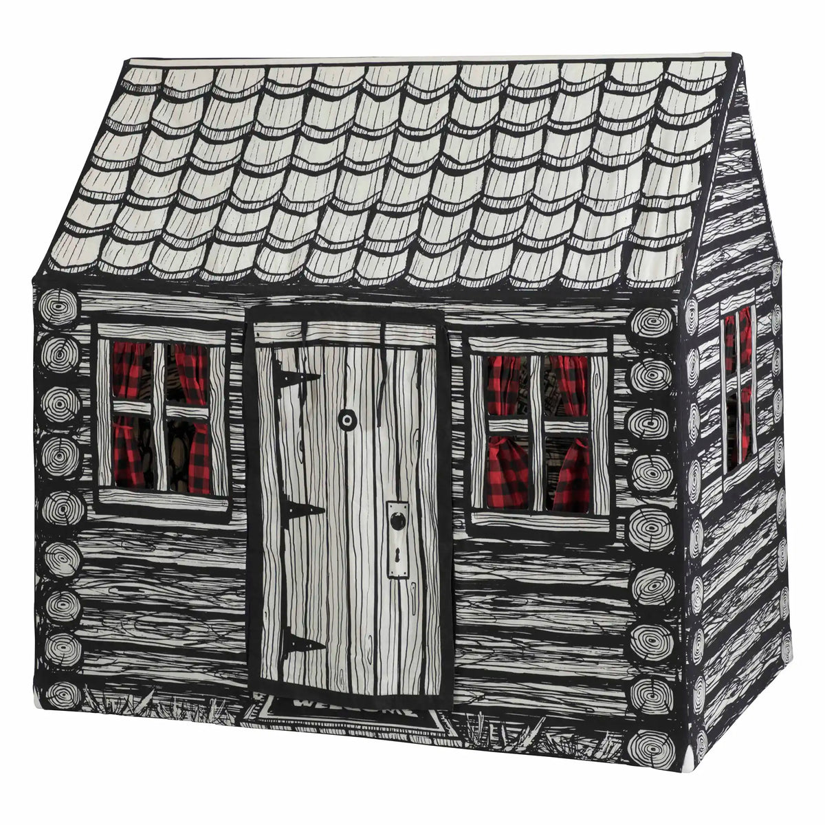 Log Cabin Play Tent for Kids