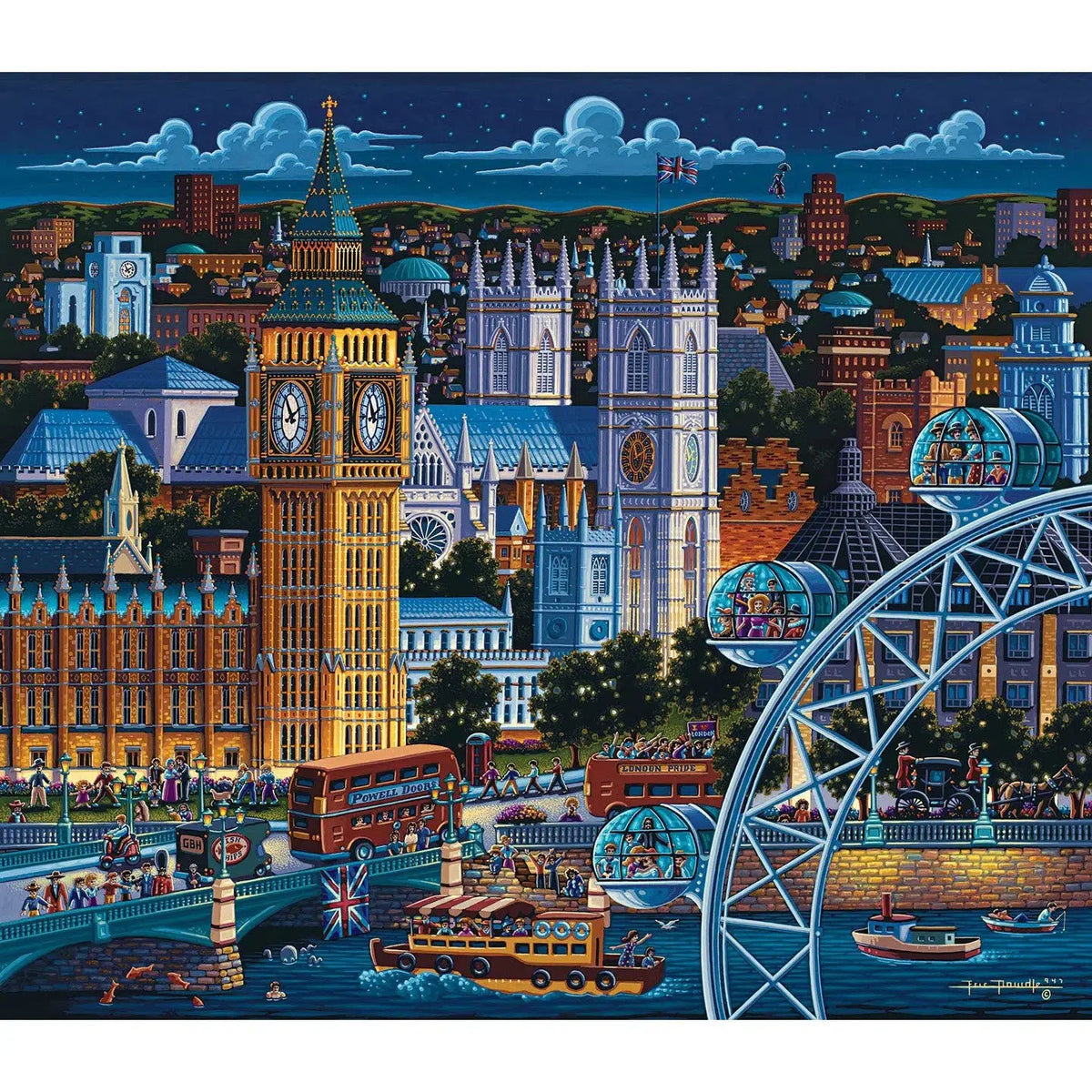 London 1000 Piece Jigsaw Puzzle Dowdle
