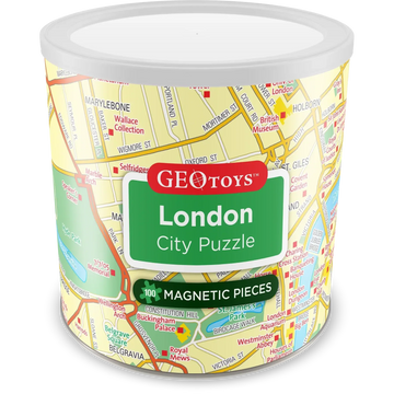 London City 100 Piece Magnetic Jigsaw Puzzle Geotoys