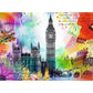 London Postcard 500 Piece Jigsaw Puzzle Ravensburger