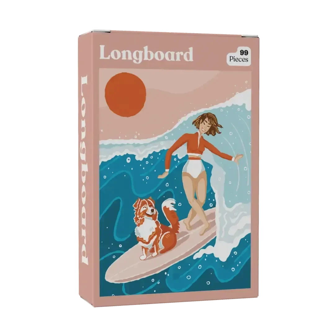 Longboard 99 Piece Mini Jigsaw Puzzle Puzzledly
