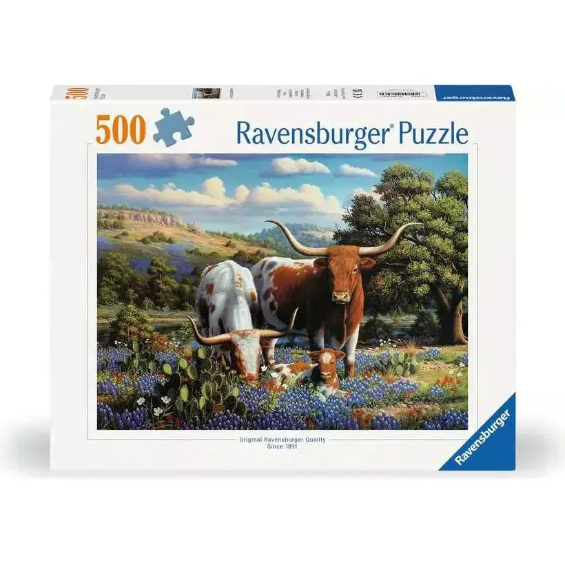 Loving Longhorns 500 Piece Jigsaw Puzzle Ravensburger